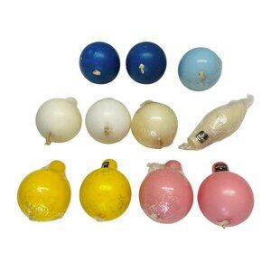 Juhava Oy Handmade Large Round Candles by Timo Sarpaneva 11 Lot Vintage Retro